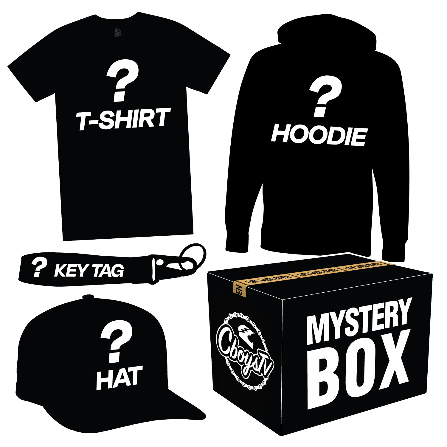 Wide Open Mystery Box