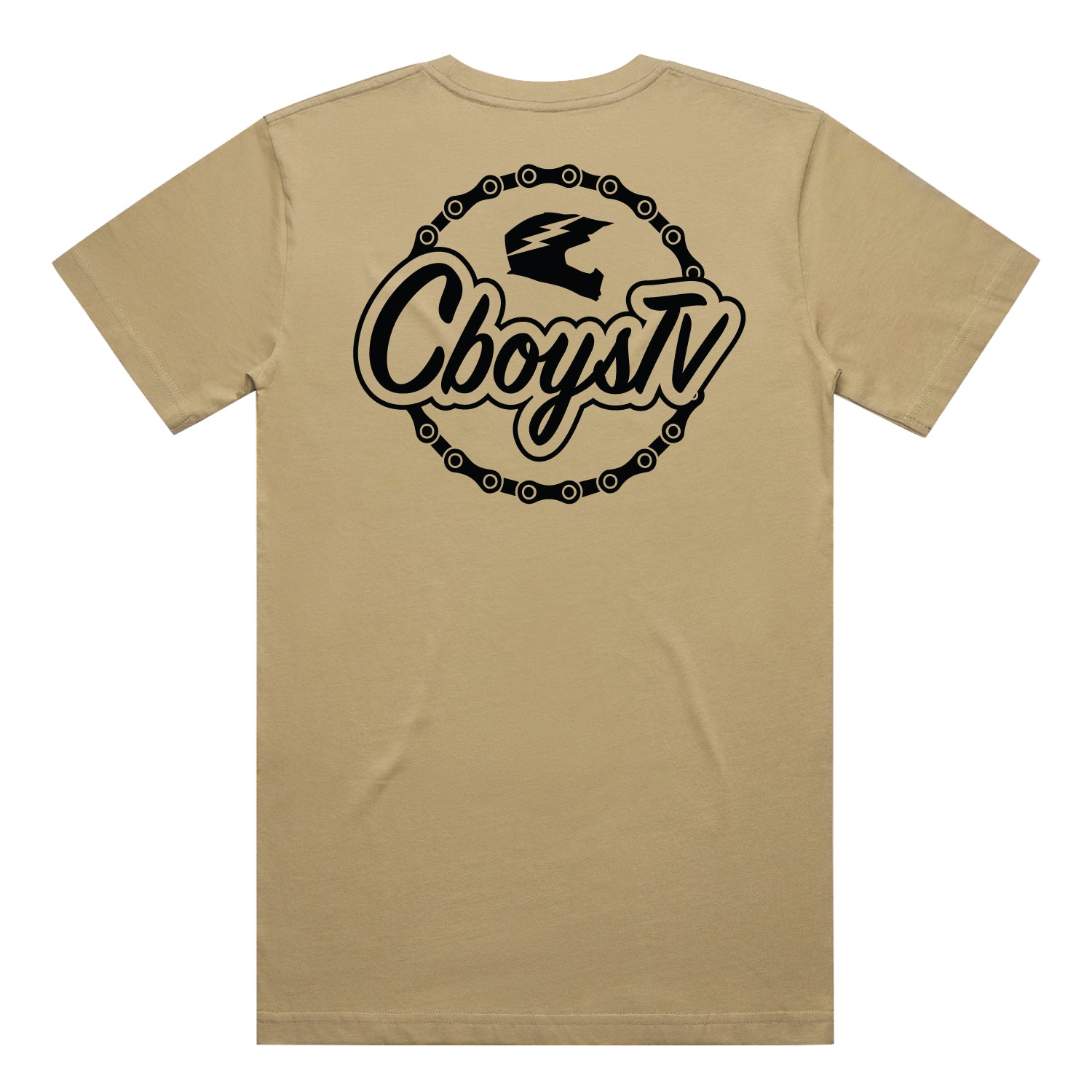 Khaki Chain Gang Tee