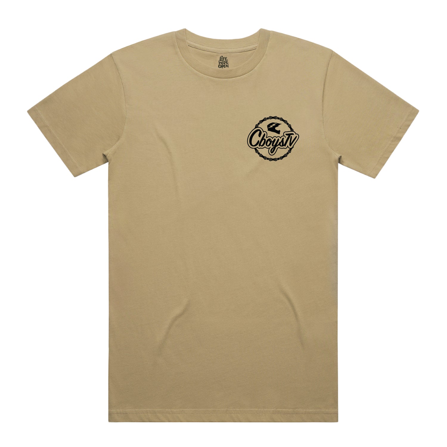 Khaki Chain Gang Tee