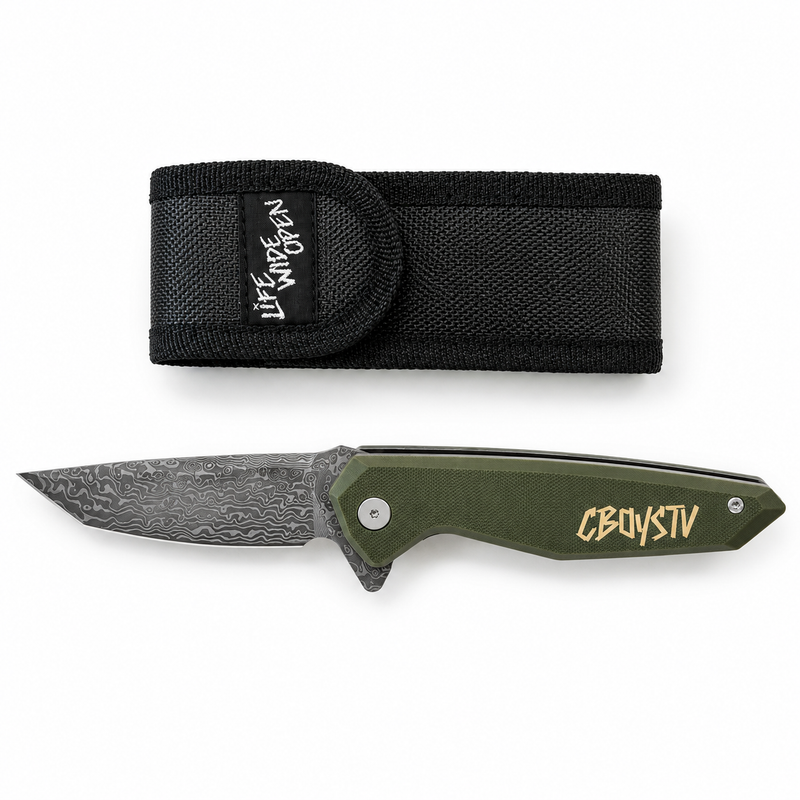 CboysTV Damascus Knife