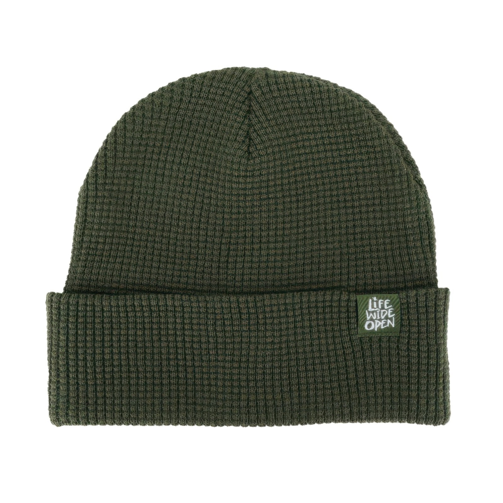 Olive Waffle LWO Beanie