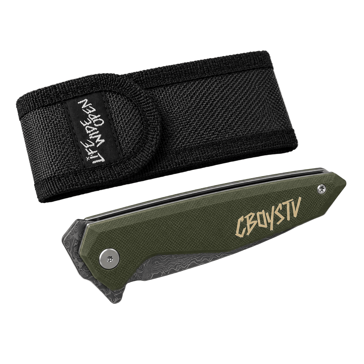 CboysTV Damascus Knife