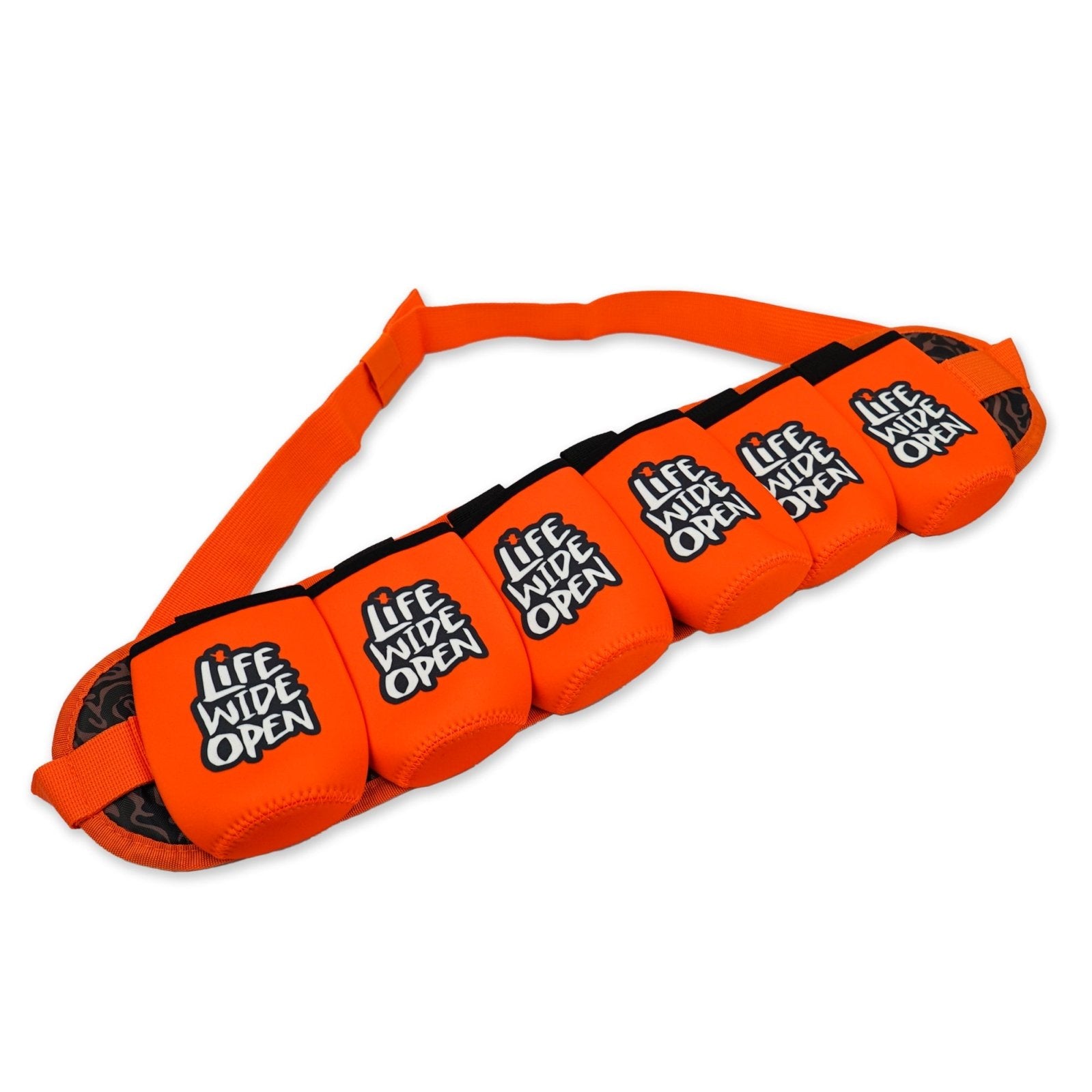 Orange Camo Beer Belt