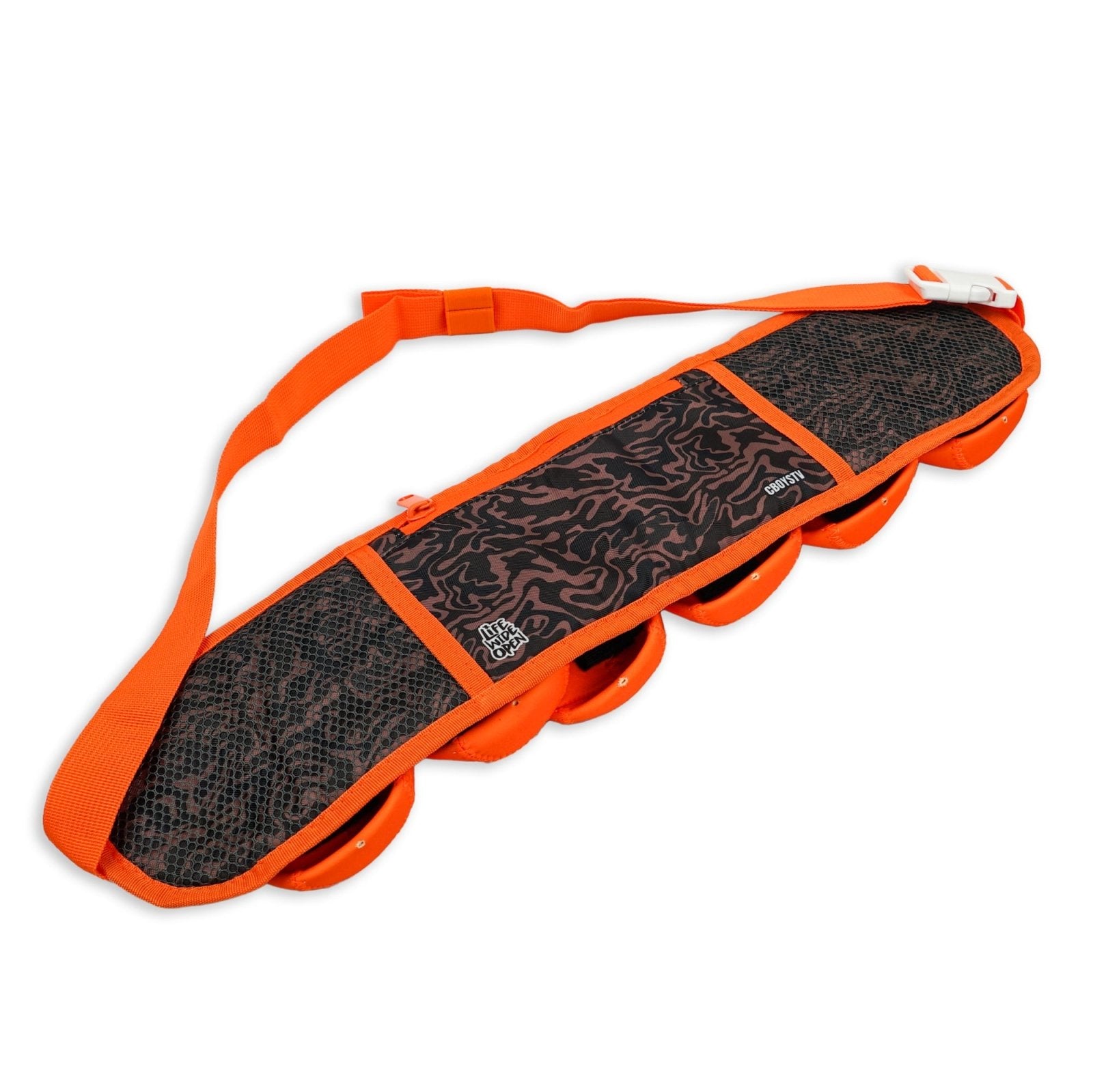 Orange Camo Beer Belt