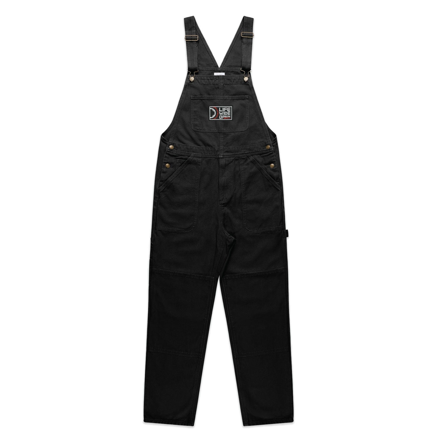Black Workwear Overall LWO Bibs