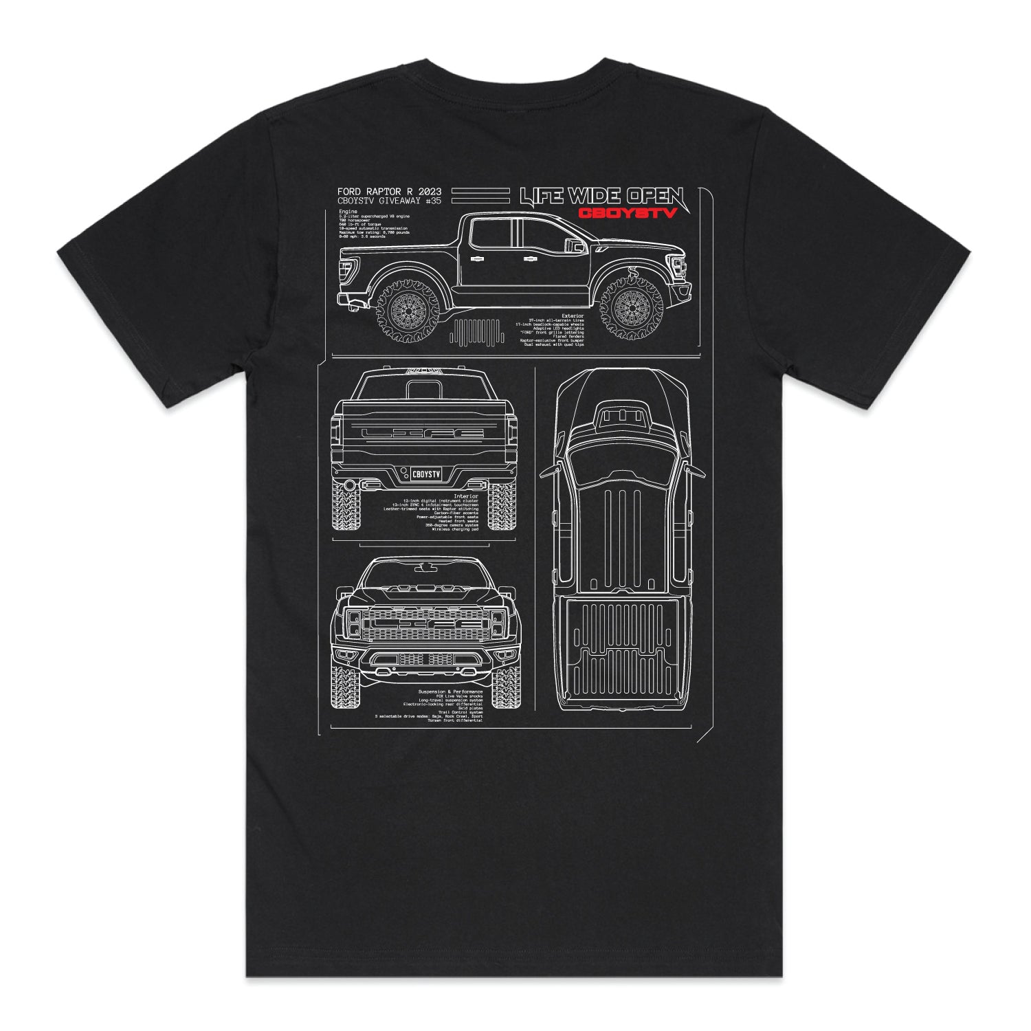 Raptor R Tech Spec Tee