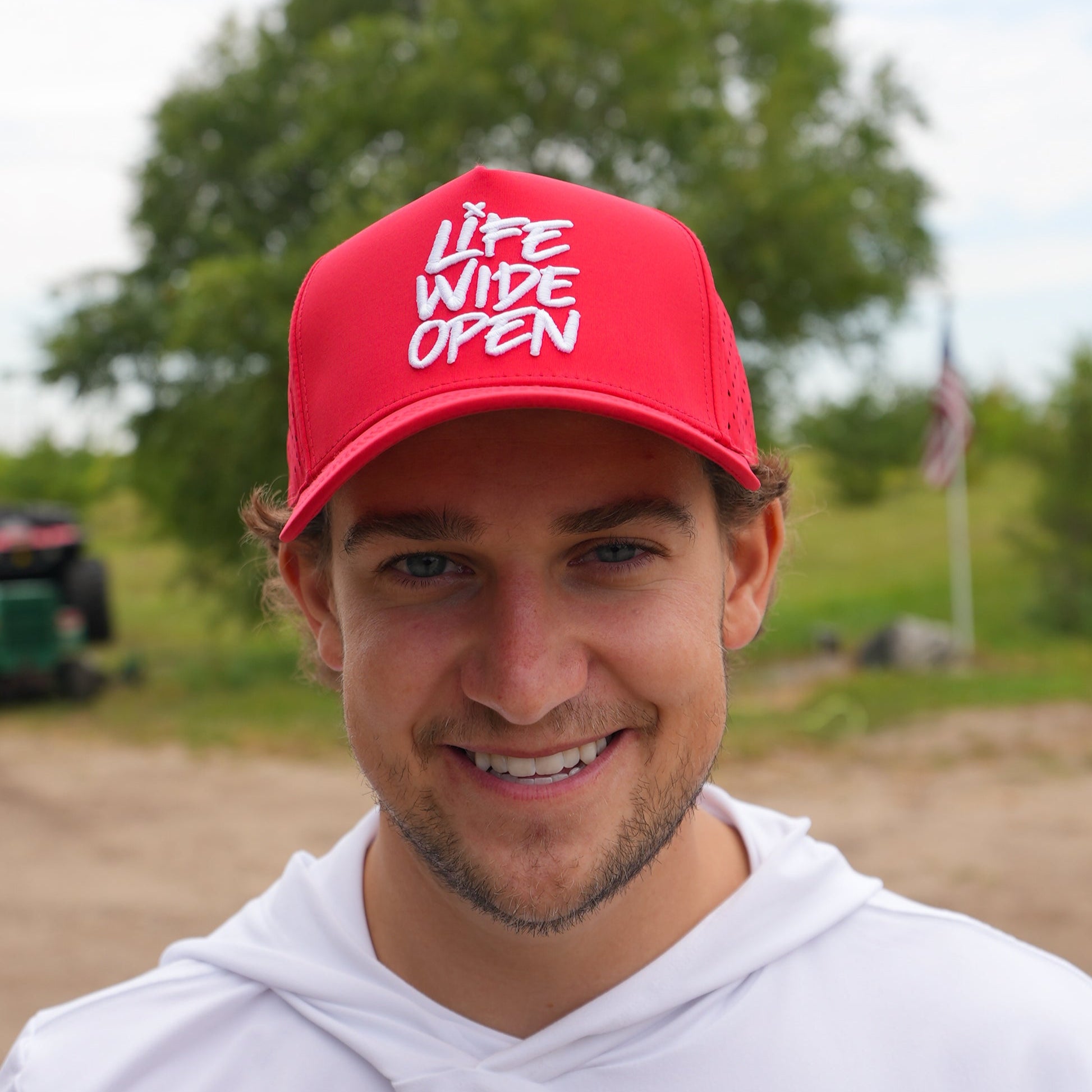 RED LWO Embroidery Hat