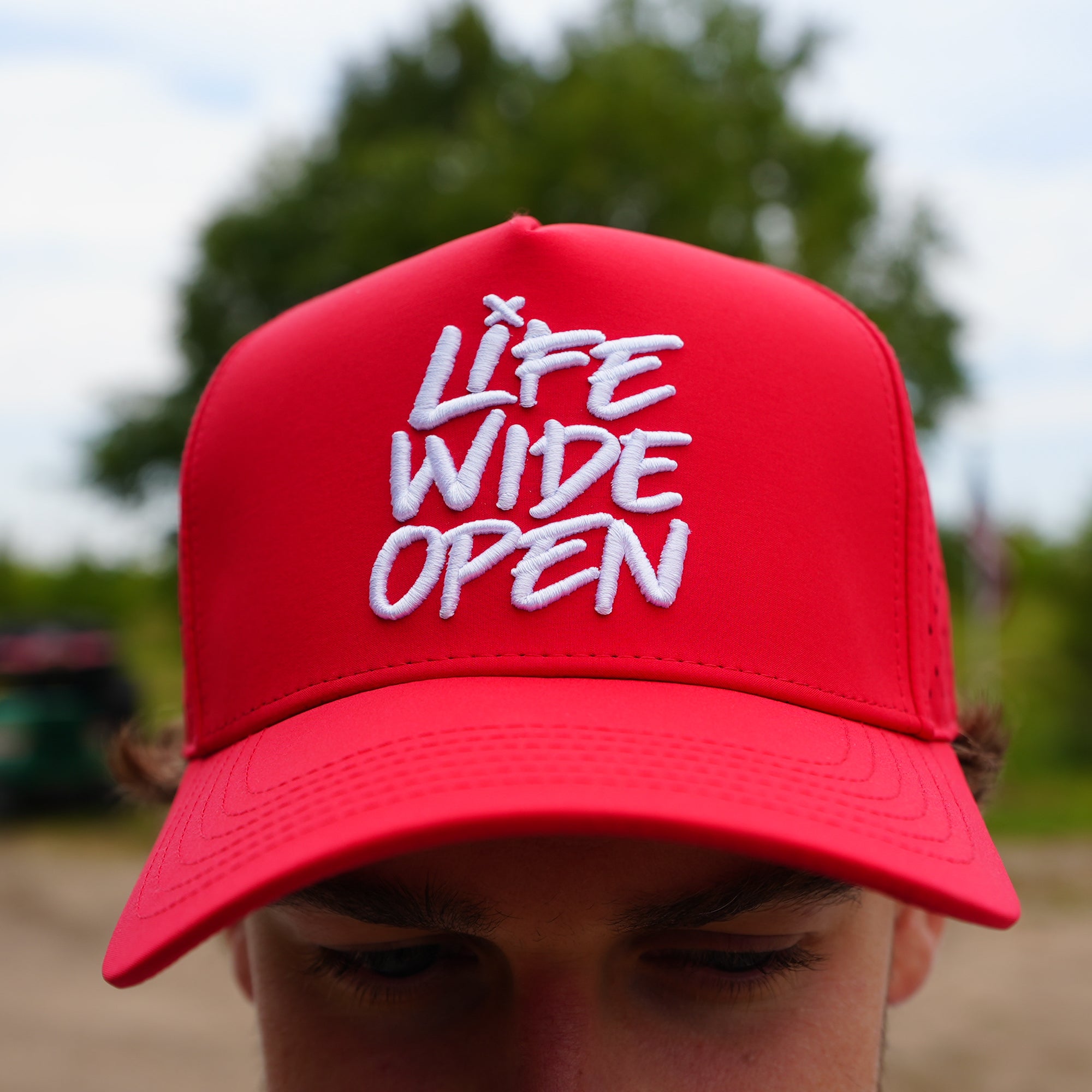RED LWO Embroidery Hat