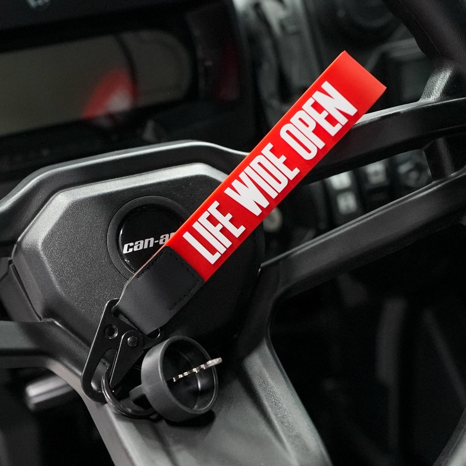 Red Void Rubber Loop Tag