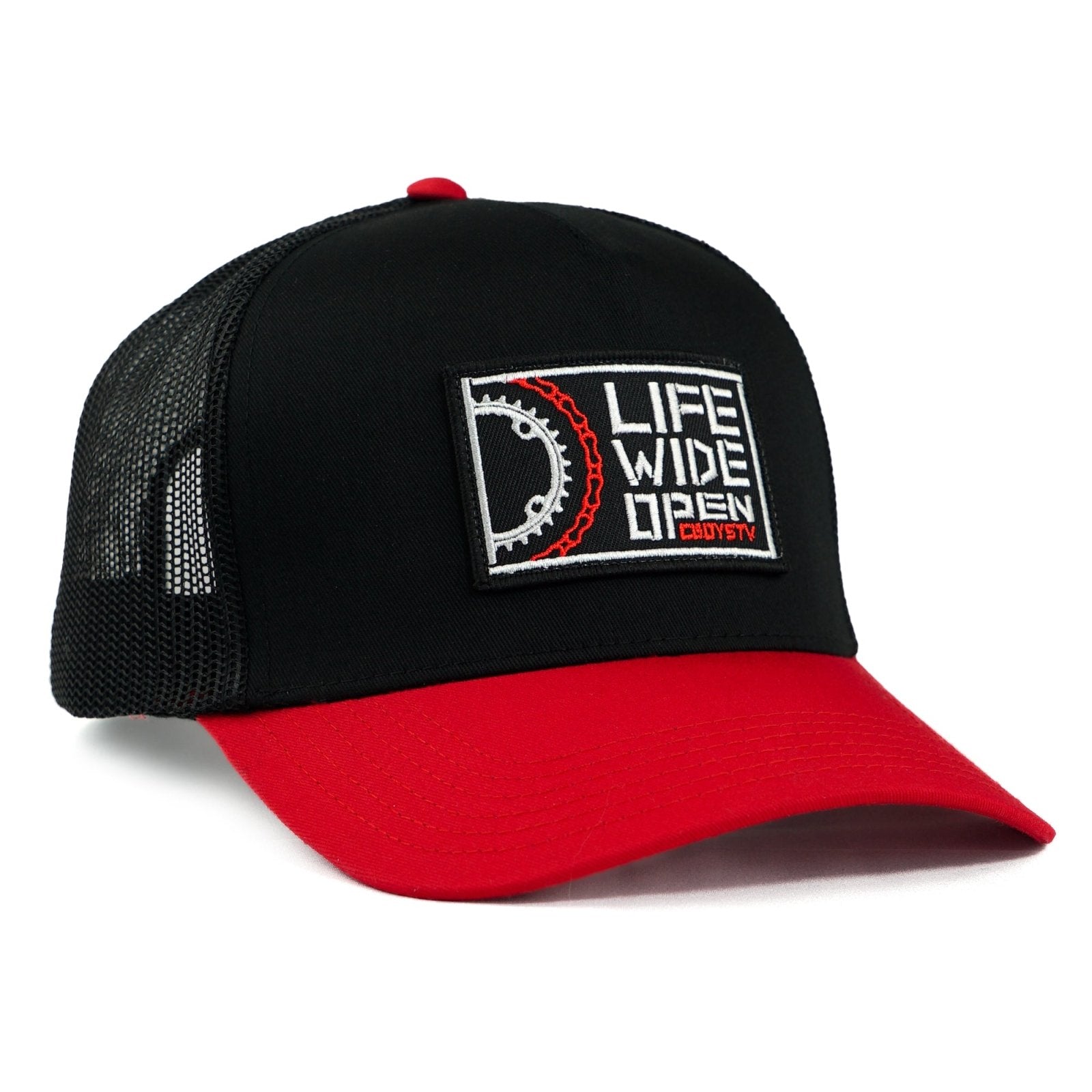 Chain & Sprocket RED Brim Hat