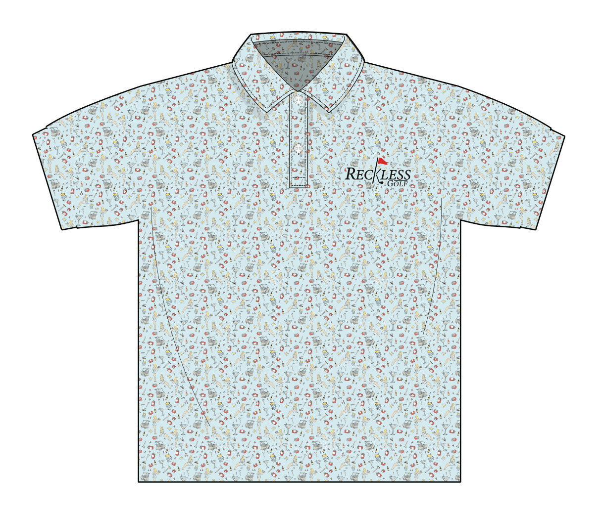 Party Cart Golf Polo