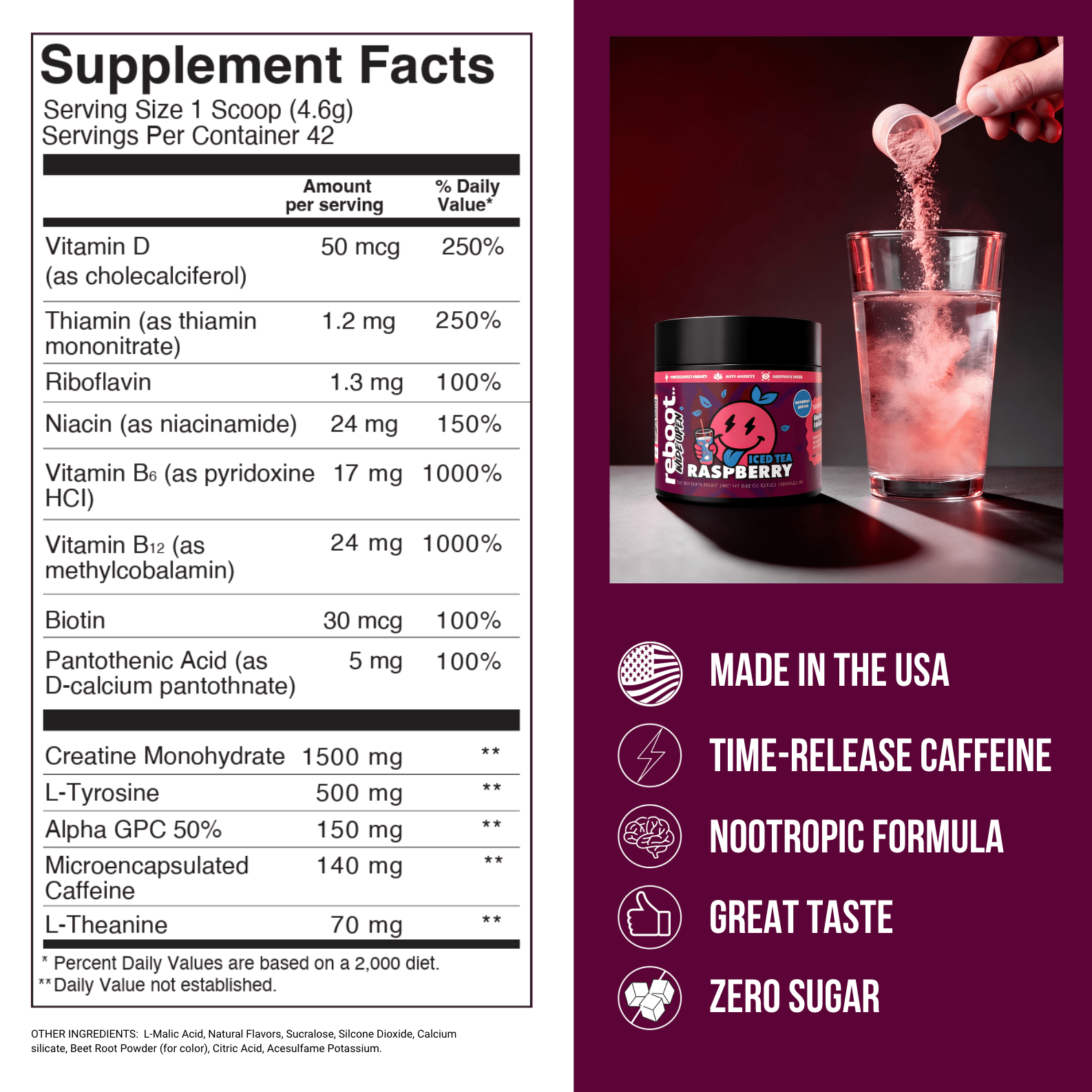 Reboot Wide Open - Raspberry Iced Tea