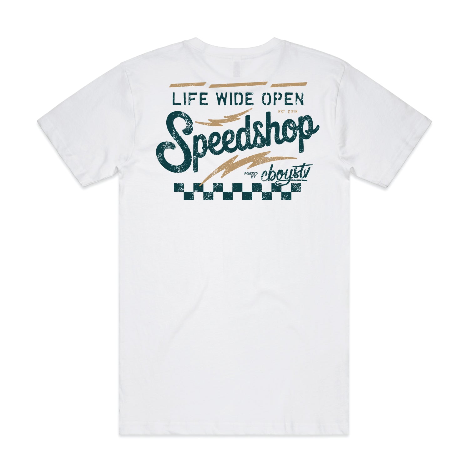 Speed Shop White Tee