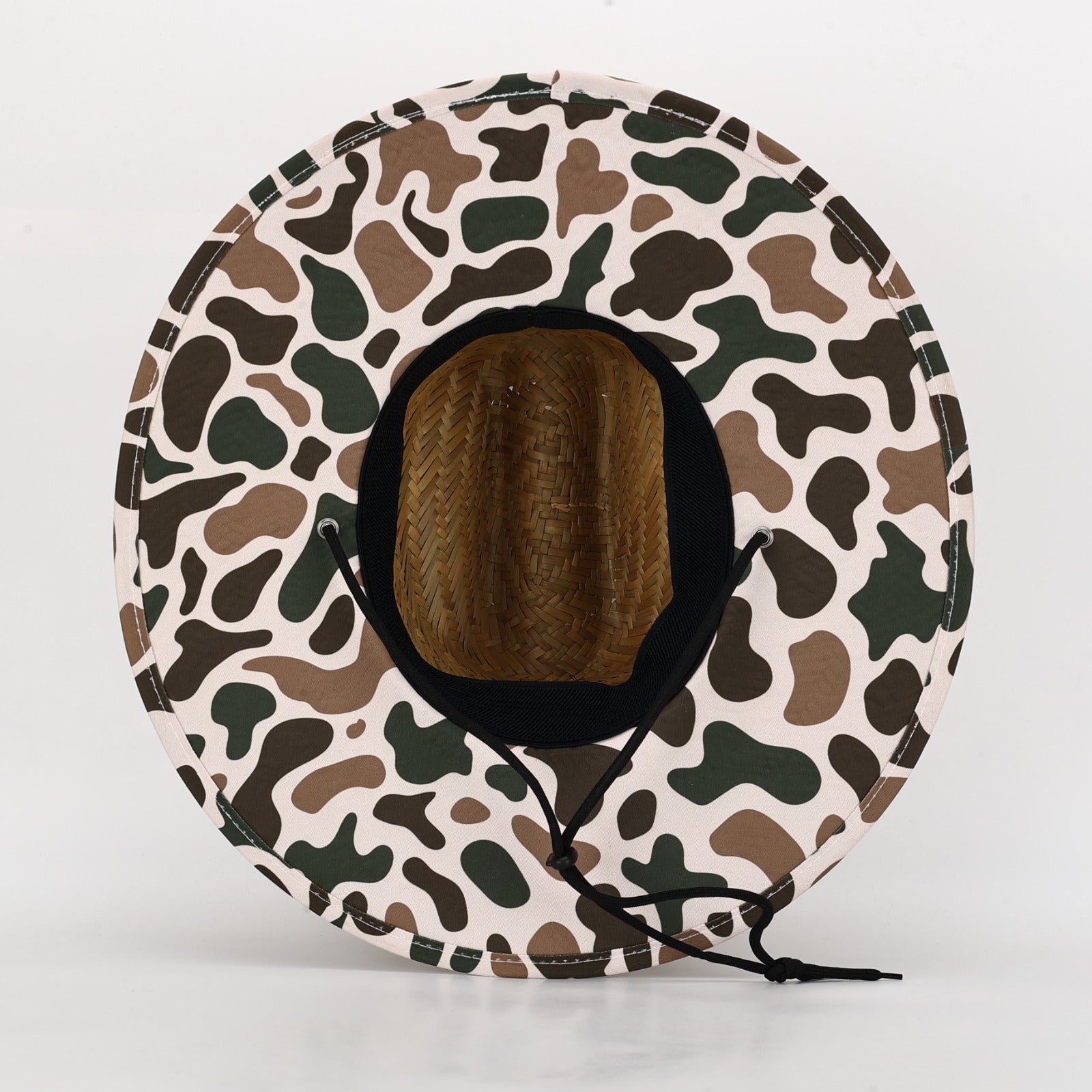 Duck Camo Straw Hat