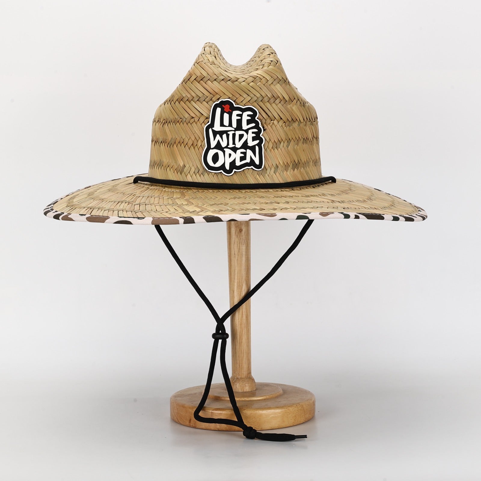 Duck Camo Straw Hat