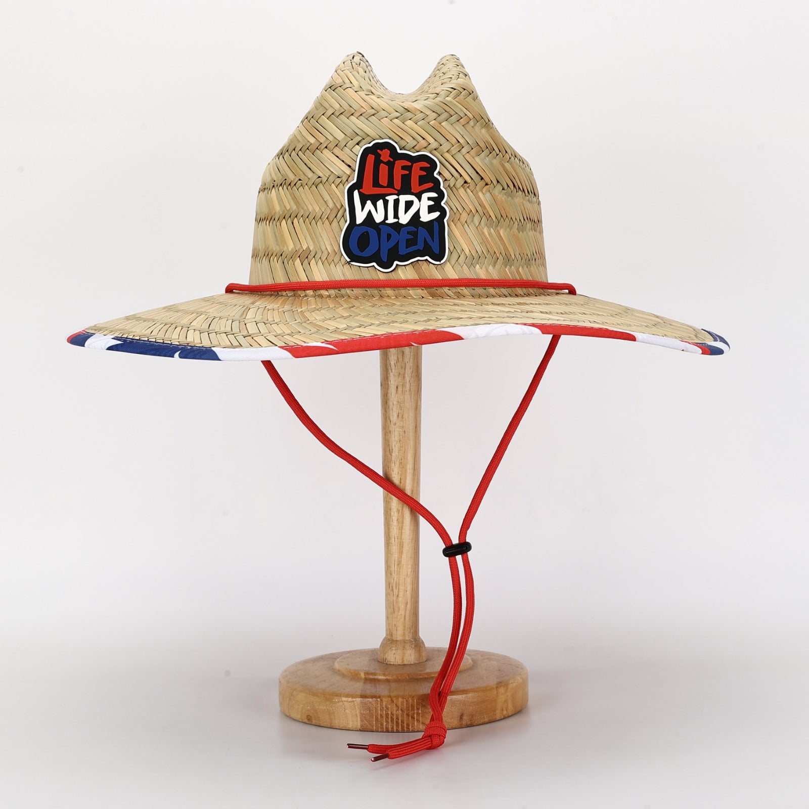 Stars & Stripes RWB Straw Hat