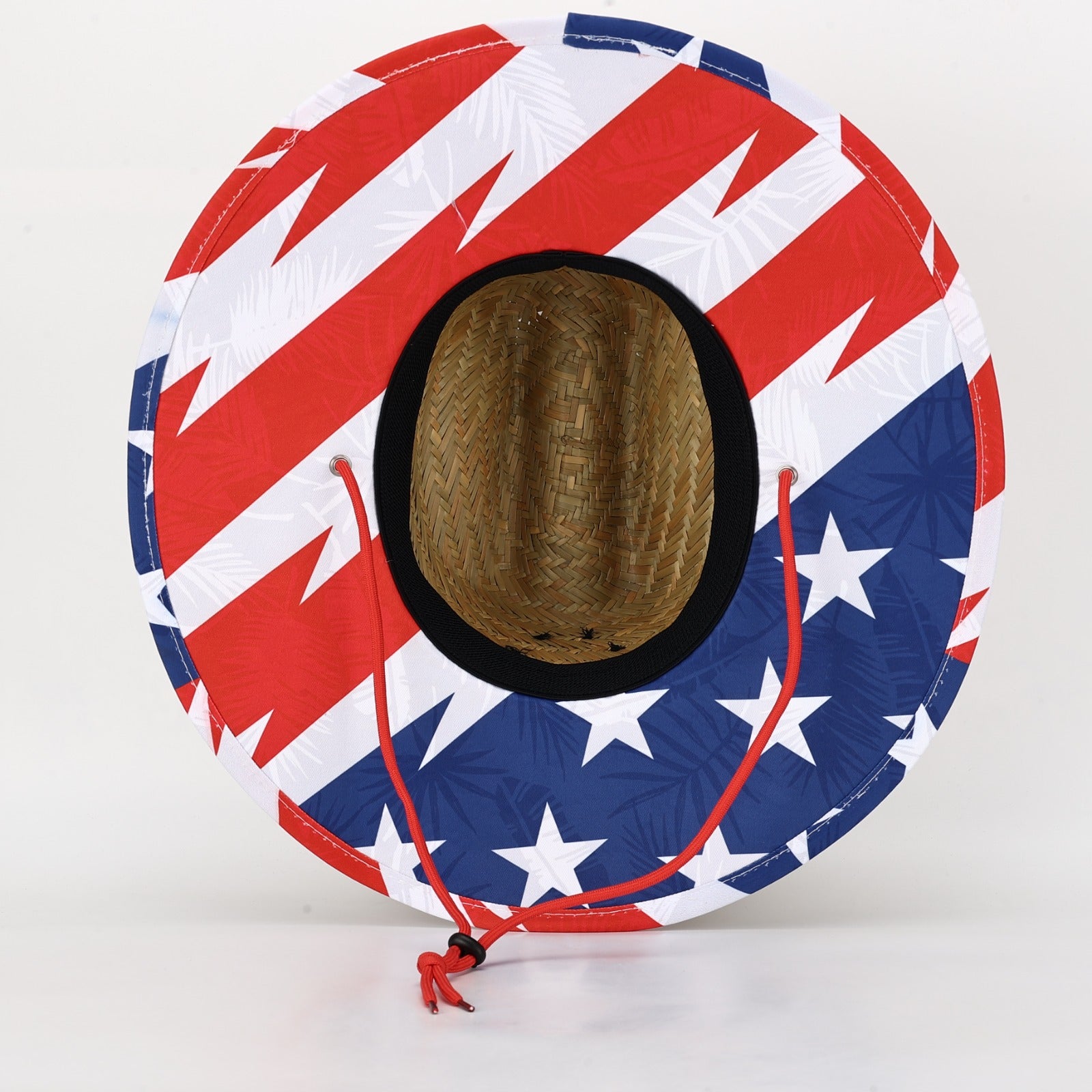 Stars & Stripes RWB Straw Hat