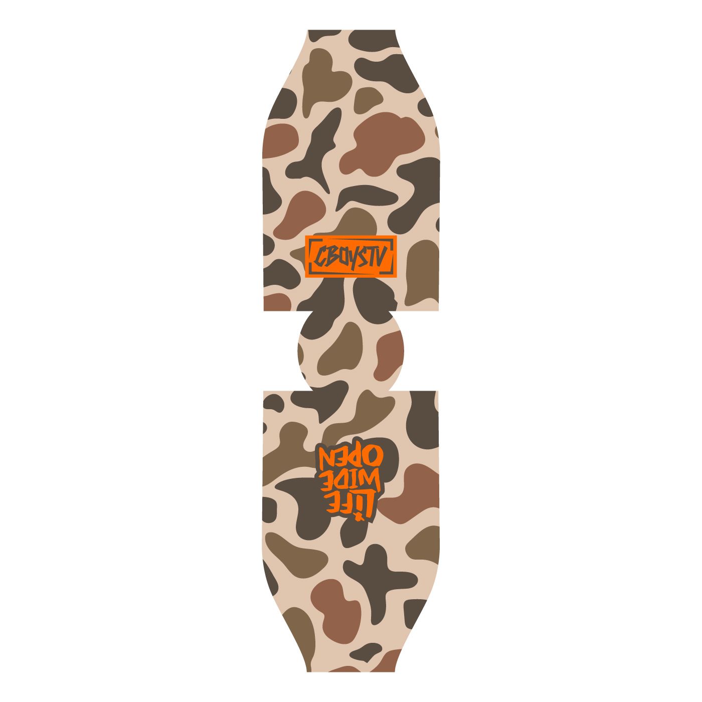Duck Camo Bottle Koozie