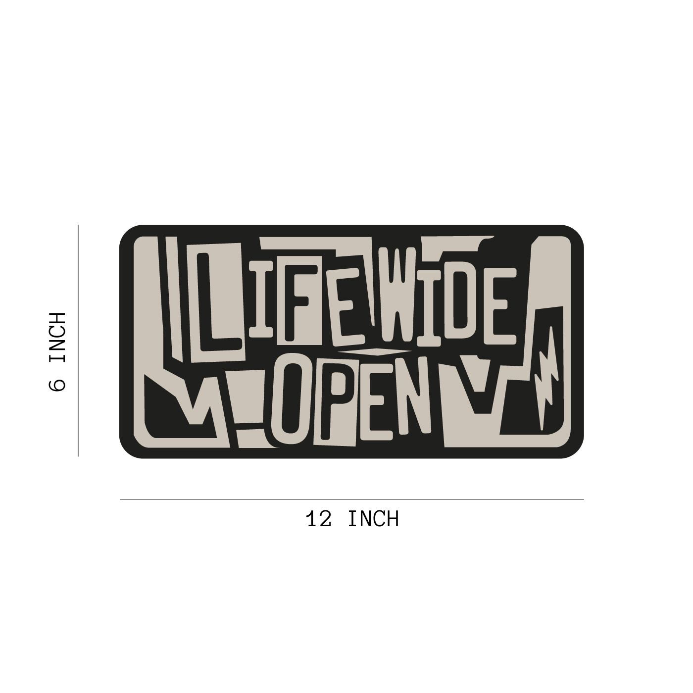 LWO Shockwave License Plate