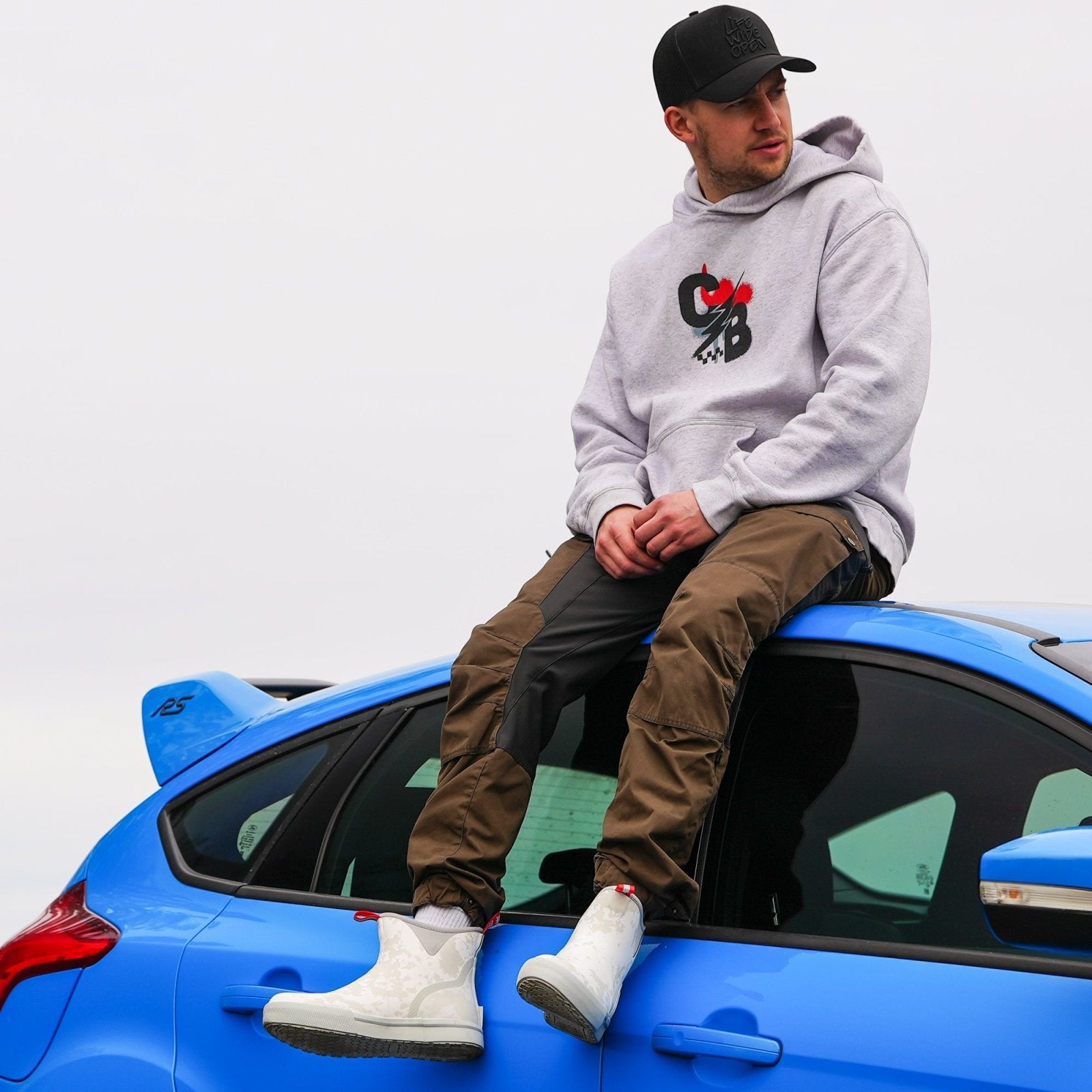 White Camo Deck Boots