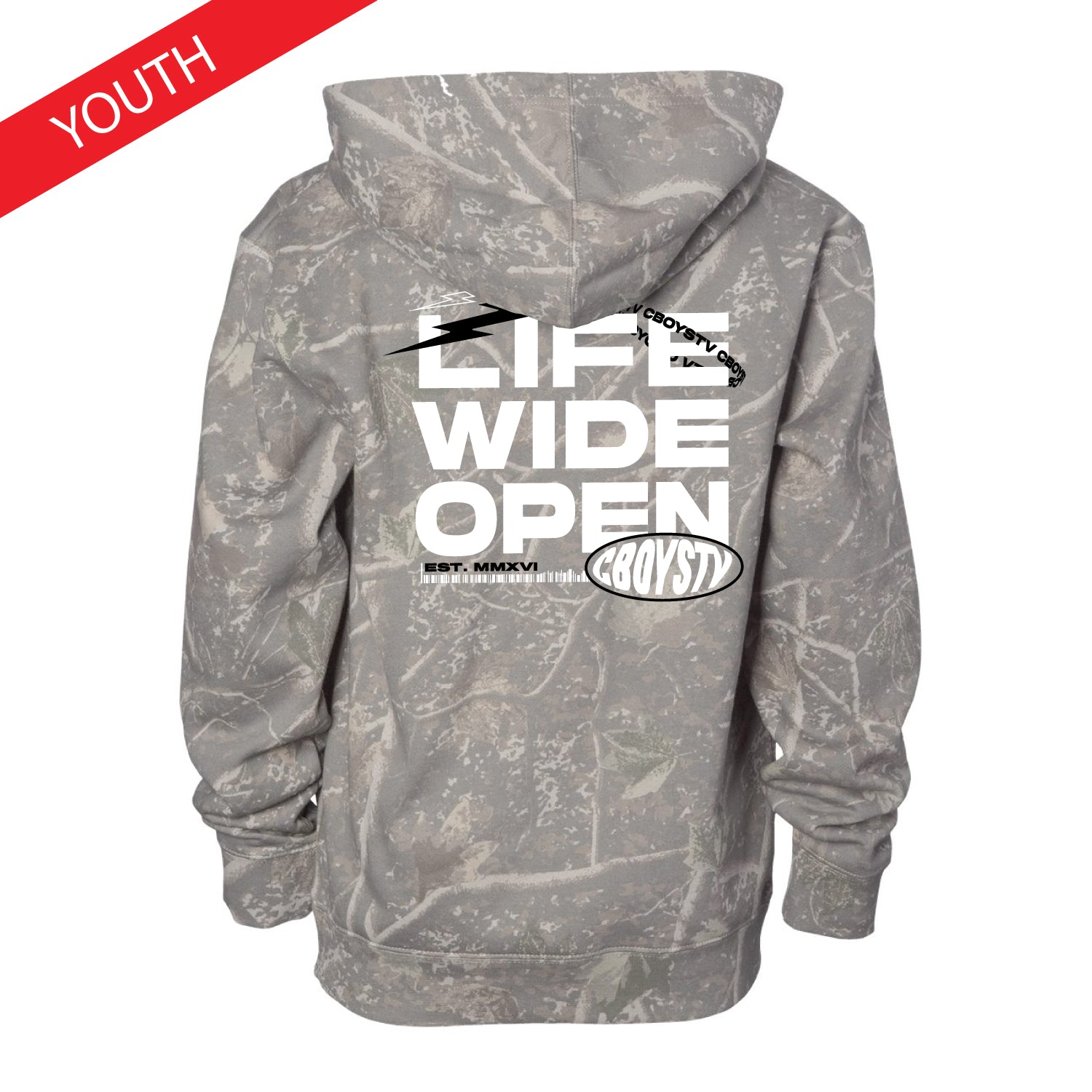 YOUTH Deadwood Camo Hoodie