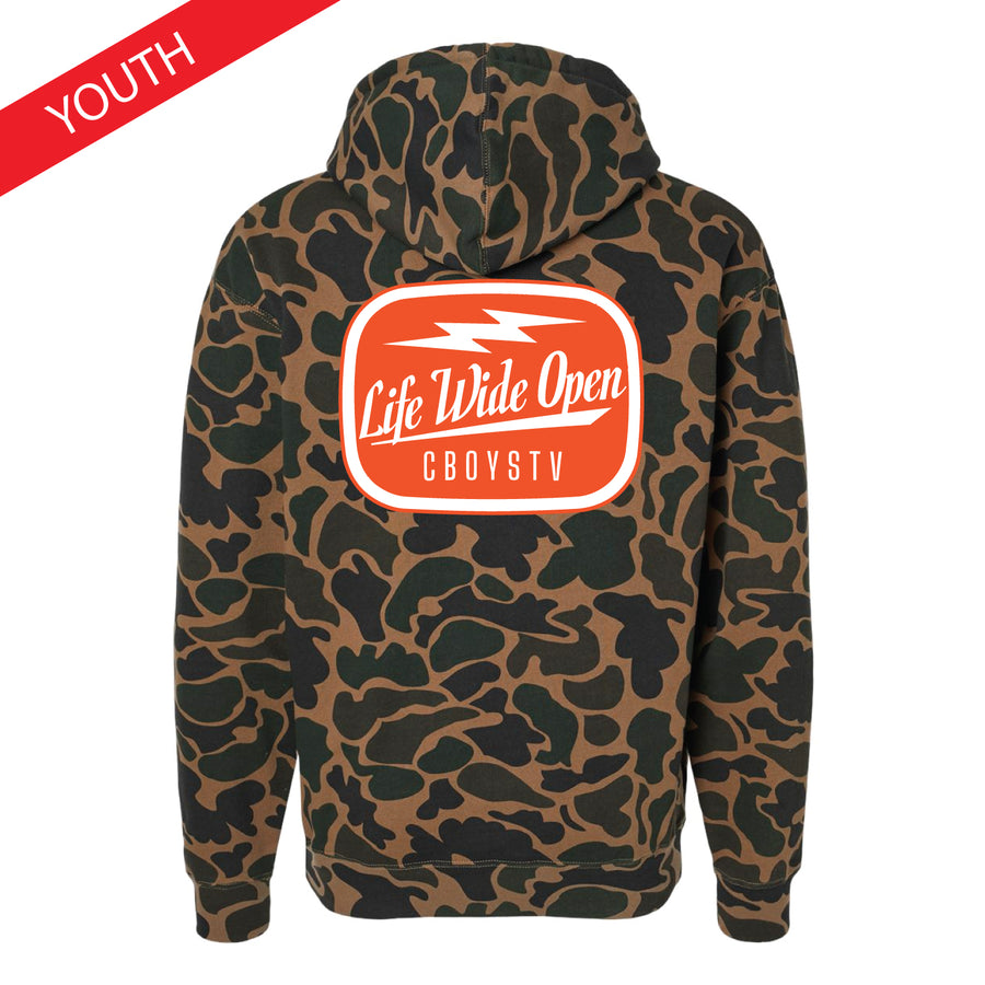YOUTH Duck Camo LWO Hoodie