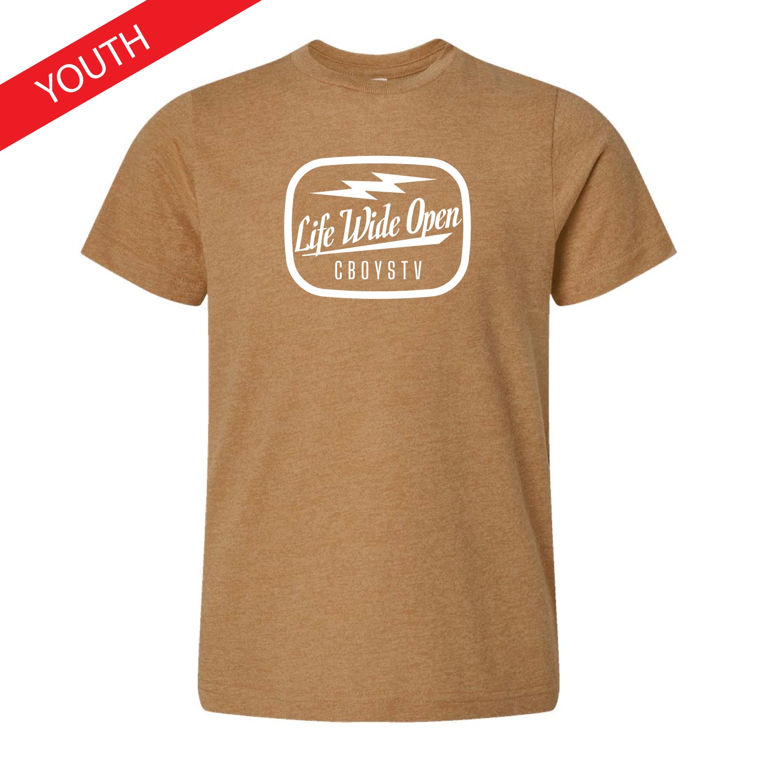 YOUTH - Coyote Brown Milwaukee T-Shirt