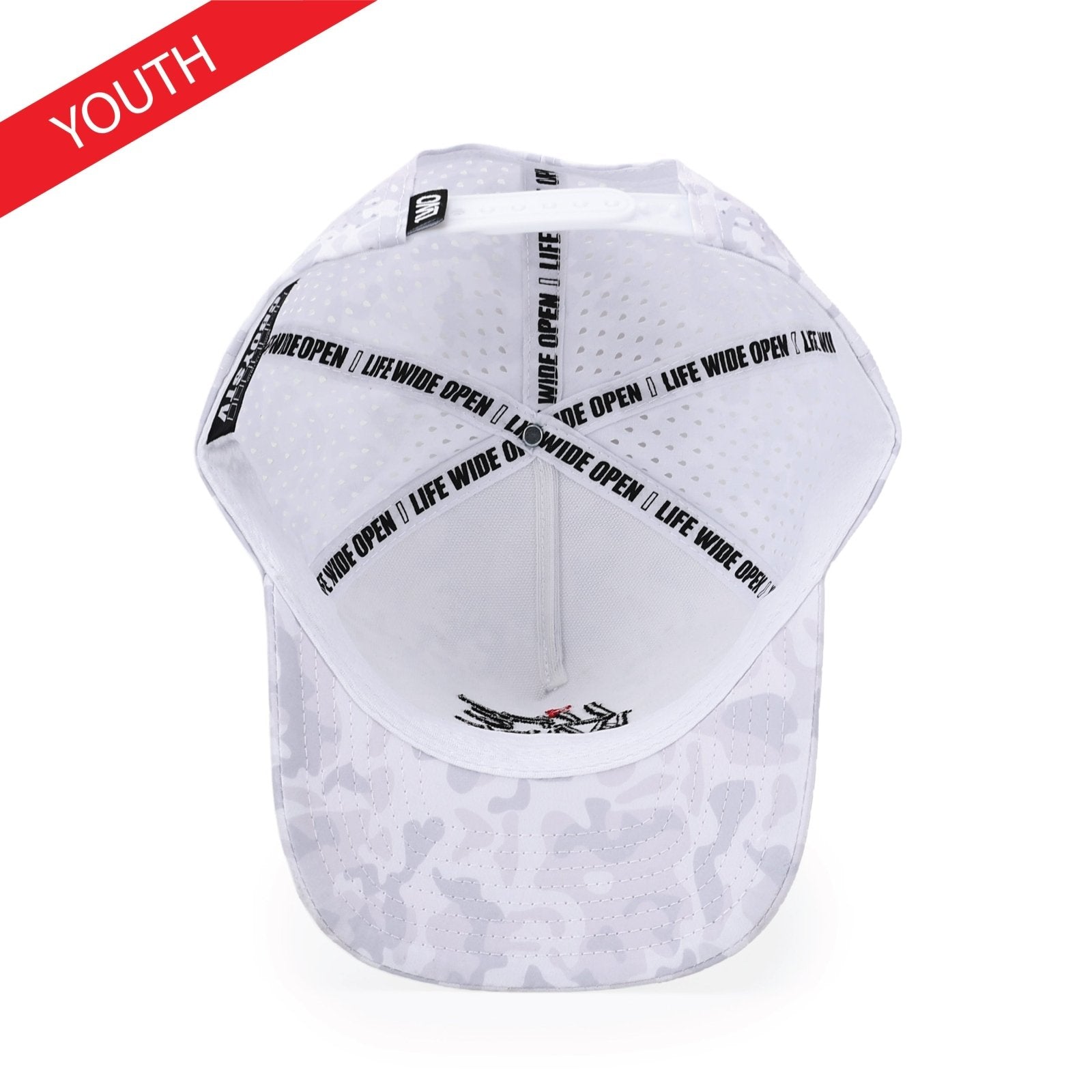 YOUTH White Camo LWO Hat