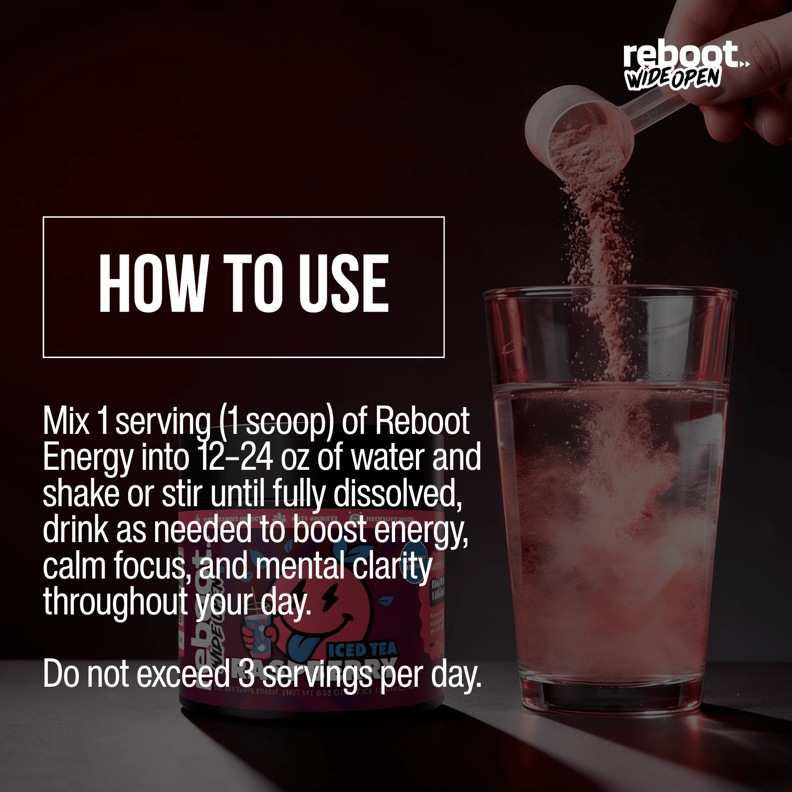 Reboot Wide Open - Raspberry Iced Tea