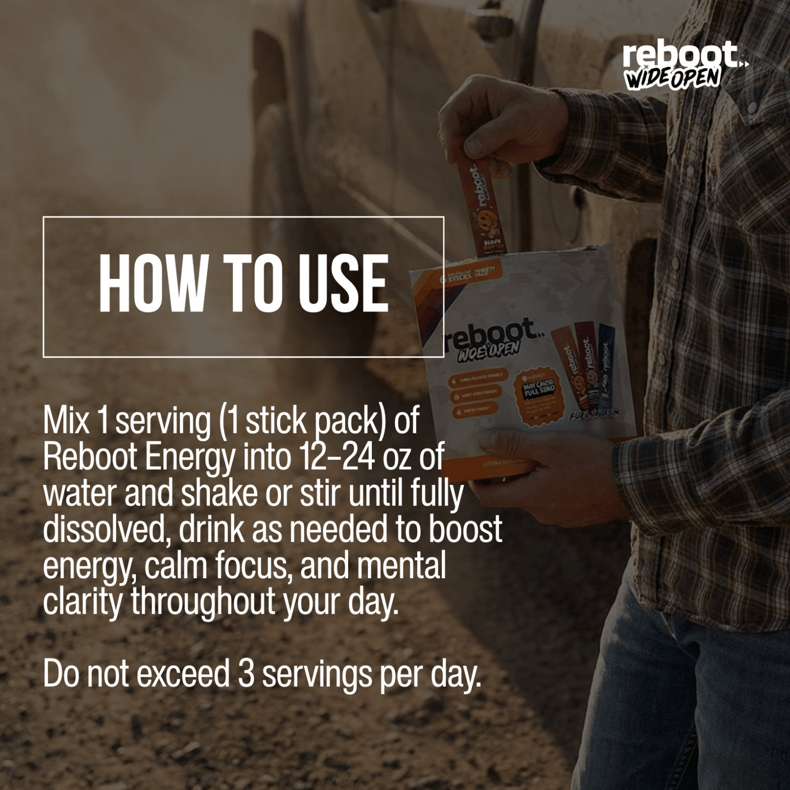 Reboot Wide Open Variety Pack (15 Sticks)