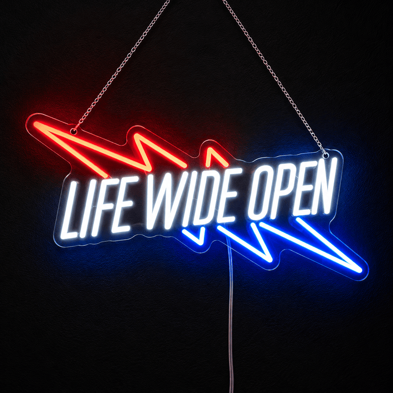 LED LWO BOLT Sign