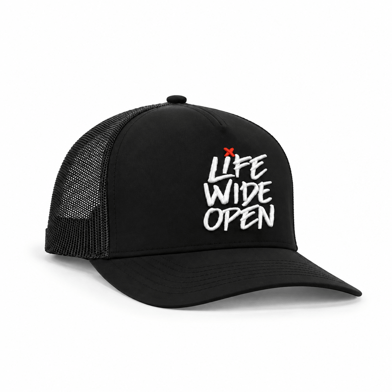 LWO Red X Curved Brim  Embroidery Hat