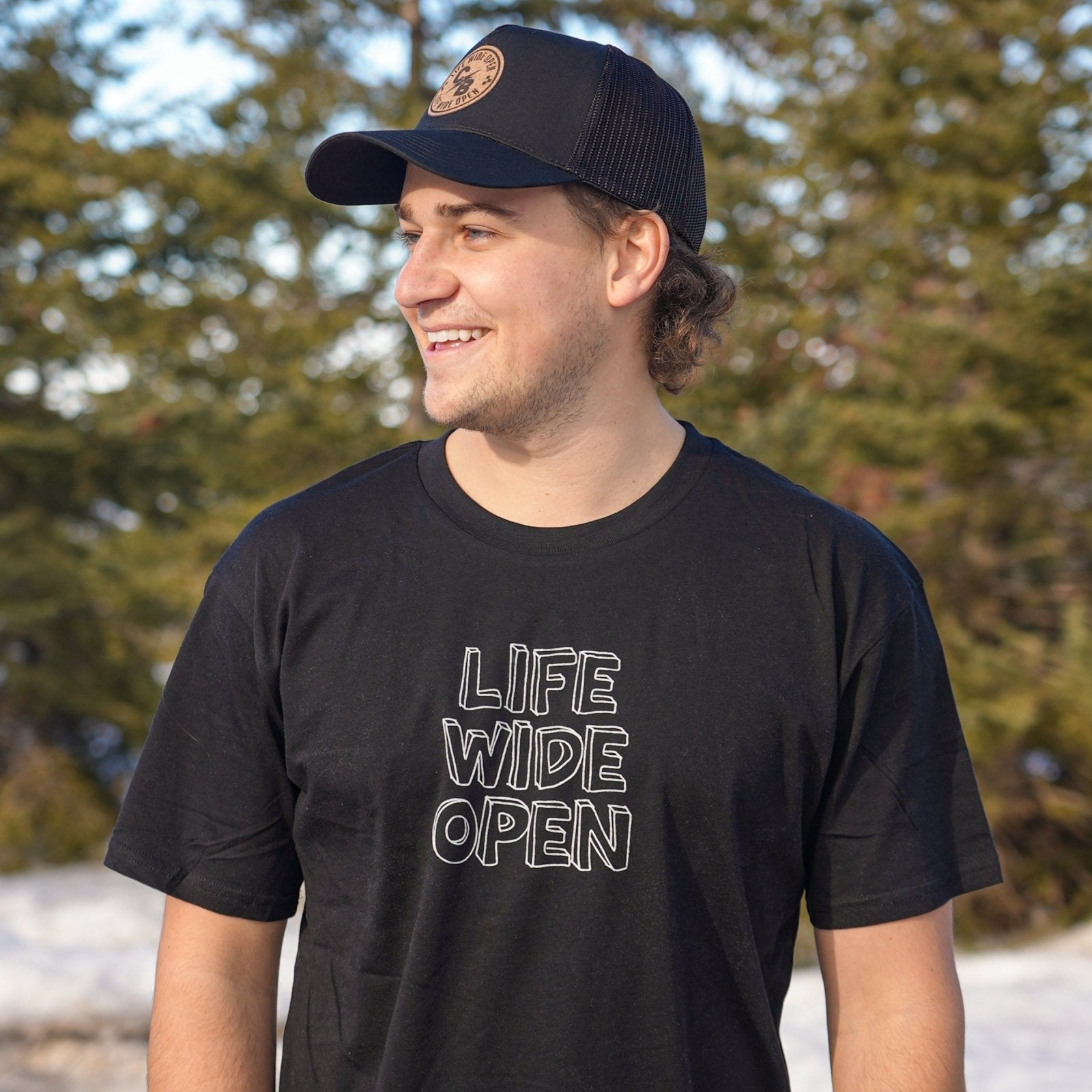 Sketchy Life Wide Open T-shirt