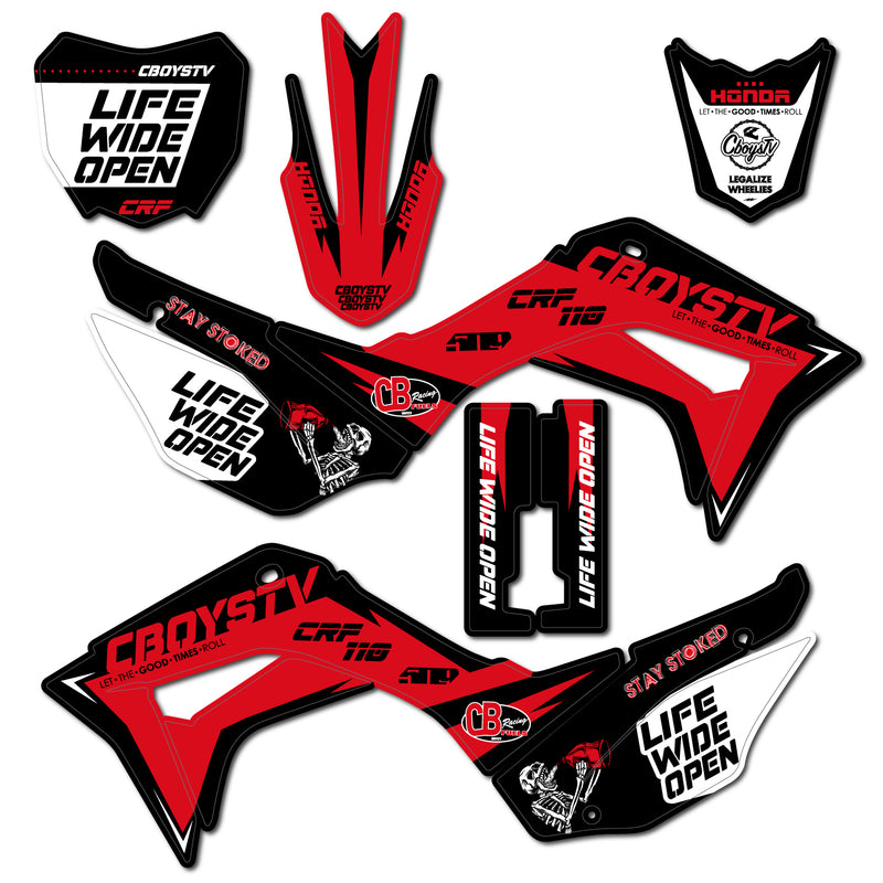 CRF110 CboysTV Pit Bike Wrap