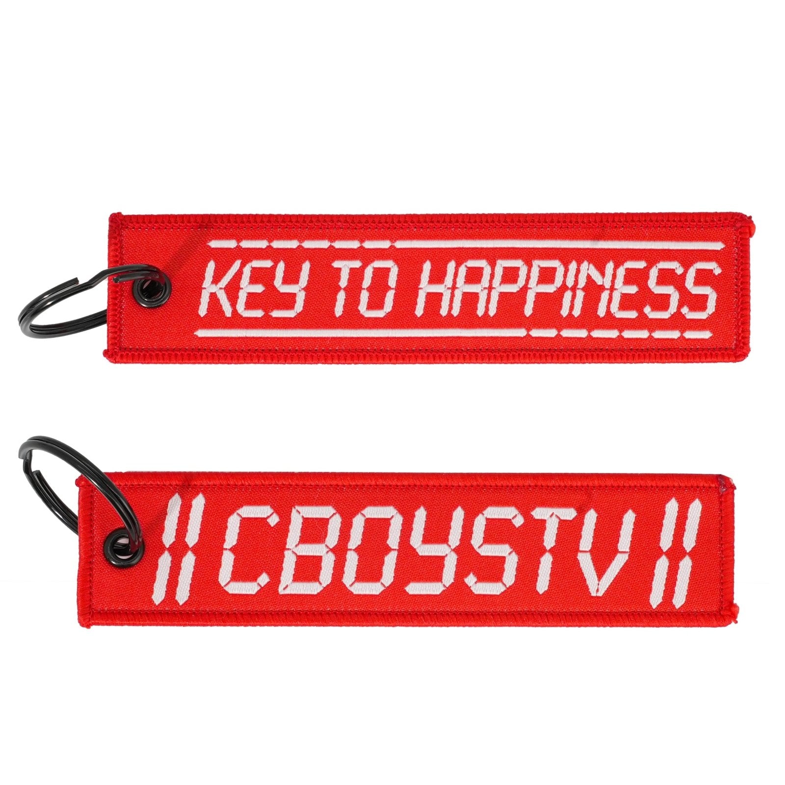 Red Key To Happiness Jet Tag